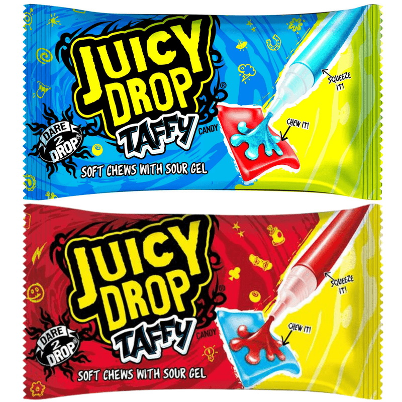 Bazooka Juicy Drop Chewy Candy and Sour Gel (67g)