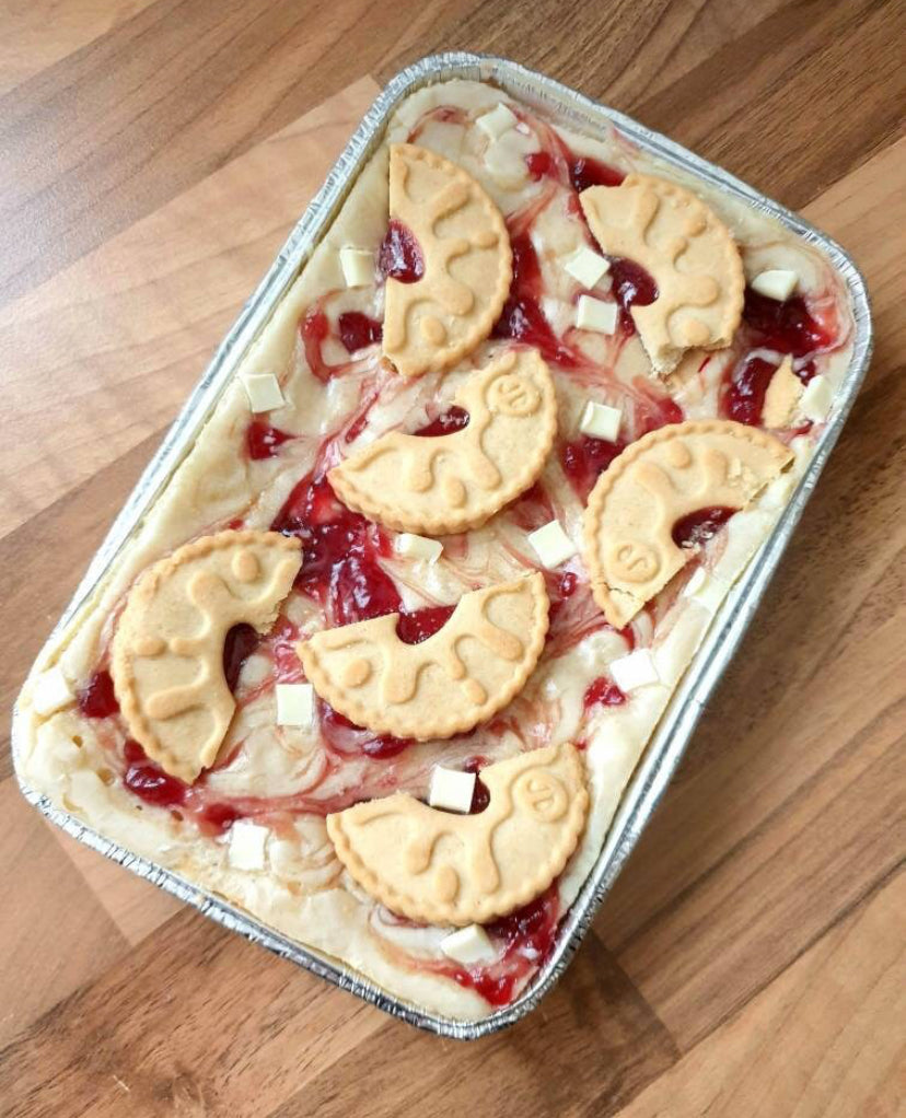 Jammie Dodger Blondies