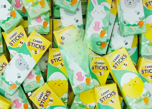 Easter 25 Candy Sticks