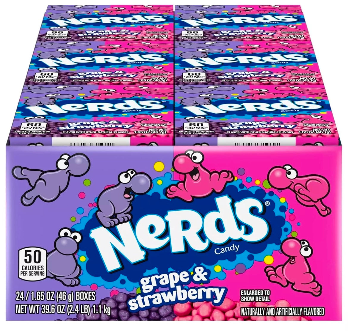 Nerds Grape & Strawberry Candy Pack Of 24