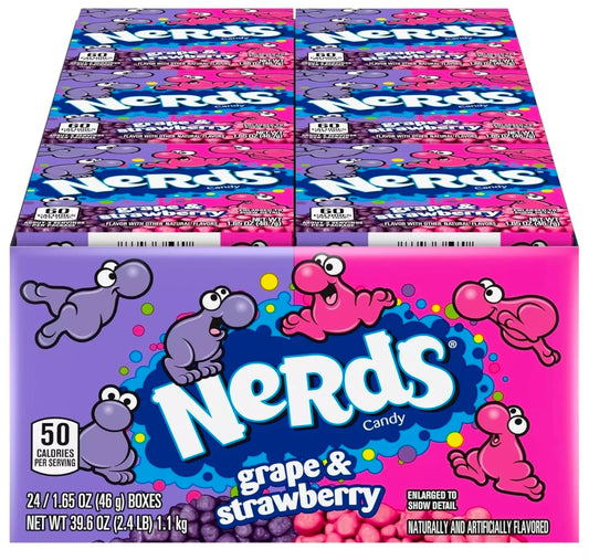 Nerds Grape & Strawberry Candy Pack Of 24