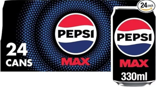 24 cans Pepsi max