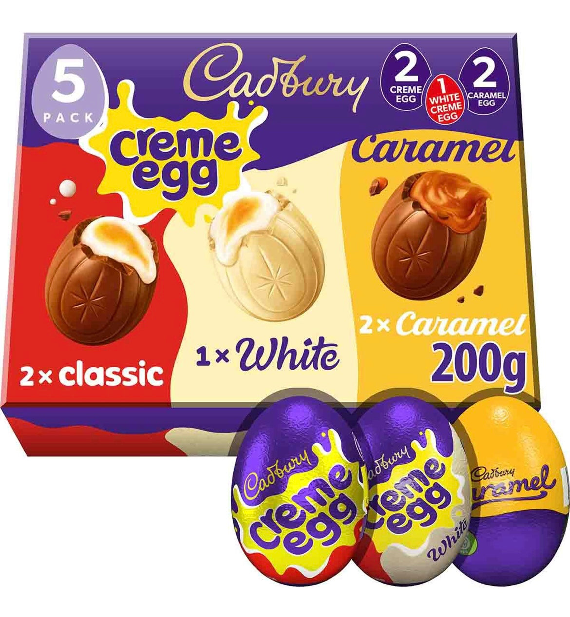 MIXED CHOCOLATE FILLED EGG 5 PACK