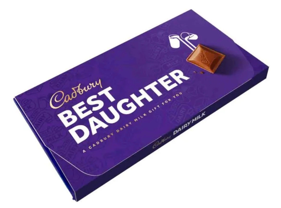 DAIRY MILK CHOCOLATE BAR WITH GIFT ENVELOPE