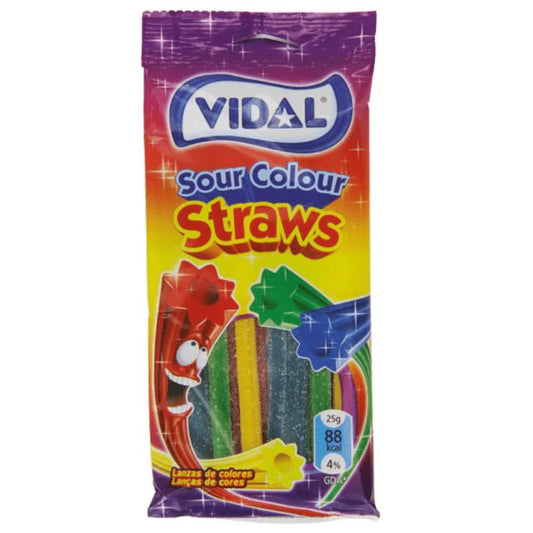 Sour Straws 4 Colour (100g)