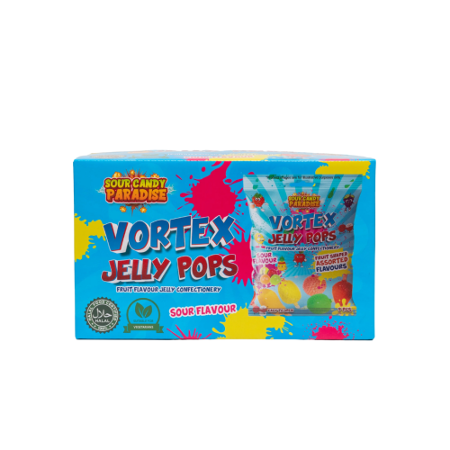 Sour Jelly Pops Bag 12x315g