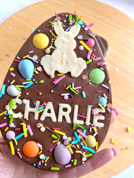 personalised Easter chocolate bar