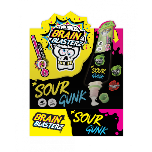 Brain Blasterz Sour Gunk Gel 12x28g